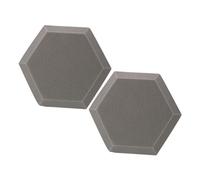 Abaodam 2pcs Hexagon Shaped Soundproof Wall Mats with Flame-retardant and Sound Absorption Features, Polymeric Sponge Material for Indoor Use, Acoustic Wall Pads for Recording Studios