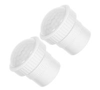 Abaodam 2pcs Human Sensor Light Case Plastic with High Sensitivity Detection and Optimized Light Distribution for Indoor Night Safety Lighting, Easy Installation White Wardrobe Auto Switch