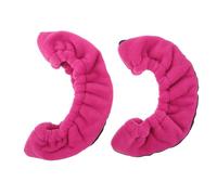 Abaodam 2Pcs Ice Skate Blade Covers Protective Figure Skating Guards Stretchable Elastic Ice Skate Guards for Youth and Rosy Pink L Size