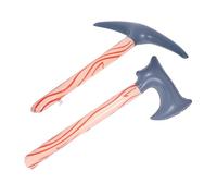 Abaodam 2pcs Inflatable Axe Party Favors Inflatable Tools Toy Axe for Halloween Outdoor Decorations Decoration