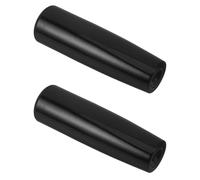 Abaodam 2pcs Insulated Barbecue Fork Handles M8*90mm Heat Resistant Bakelite Grip Replacement Rotisserie Skewer Rod Accessories for Outdoor Grilling