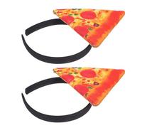 Abaodam 2pcs Italian Pizza Headband Halloween Costume Accessory for Adults