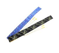 Abaodam 2pcs Japanese Sword Bag Silk Case for Martial Arts and Fencing Carrying Cover Compatible with Tai Chi Chinese and Japanese Swords Portable Storage for Training and Performances