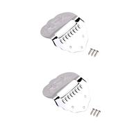 Abaodam 2pcs k Word Metal Mandolin Tailpiece Scalloped for String Butler Accessory String