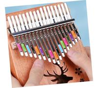 Abaodam 2pcs Kalimba Note Stickers for Key Thumb Piano Visual Scale Decals for Beginners and Easy to Install Lightweight Keyboard Stickers for Accurate Playing