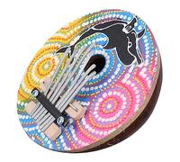 Abaodam 2pcs Keys Finger Piano Instrument Hand Piano Kalimba for Boys and Girls Adults Lightweight and Easy to Carry