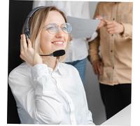 Abaodam 2pcs Lapel Microphone Covers Sponge Windscreen Soft Headset Mic Protectors for Meetings Speeches Teaching Compatible with Multiple Microphone Styles