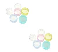 Abaodam 2pcs Layers Portable Milk Powder Dispenser Non-Spill Storage Container for for Formula Prep Holds up to Per Compartment