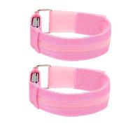 Abaodam 2Pcs LED Glowing Wristbands for Night Sports Safety Bands for Running Cycling Walking High Visibility Charging Bracelets for Enhanced Nighttime Activity