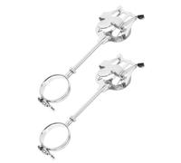 Abaodam 2pcs Lightweight Trumpet Music Holder for Clarinet Oboe Portable Sheet Music Clip with Strong Clamp Stable Lyre Stand for Marching Band Performances and Competitions