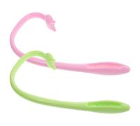 Abaodam 2Pcs Manual Acupoint Back Massager Stick for Neck Shoulder Waist Relief, Multi-Functional Plastic Therapy Tool for Deep Tissue Massage Random Color Random Color