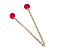 Abaodam 2pcs Marimba Hammer Percussion Instrument Sticks with Red Beech Wood Handles and Nylon Core, Not Easy to Crack and No Burrs, for Beginners and Professionals Playing Xylophone