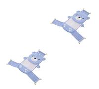Abaodam 2pcs Mesh Bather Boy Girl Bathing Support Mat Comfortable Bathtub Seat for Newborn Bath Chair Support Net