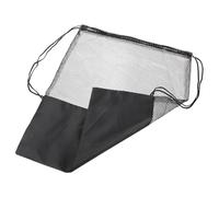 Abaodam 2pcs Mesh Drawstring Ball Bags with Shoulder Straps, Multi-function Soccer and Volleyball Storage Sack, Sports Gym Carry Bags for Adults, Portable Outdoor Training Net Pouches