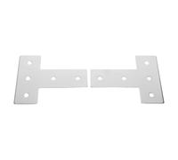 Abaodam 2pcs Metal Gadget Parts for Rc Car Chassis Reinforcement Bracket Stem Tech Model Building Accessories Construction Model Iron Plate for Diy Mechanics Kit