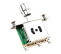 Abaodam 2pcs Metal Guitar Pickup Way Toggle for Electric Guitar Compact Design for Easy Pickup Control Finish for Musicians