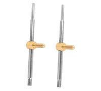 Abaodam 2pcs Metal Violin Bow Frog Screw Replacement for Repairing Violin Practicing Musical Equipment Accessory