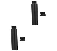Abaodam 2pcs Mic Stand Extension Rod Aluminum Alloy Tube Easy Installation for Microphone Stands Boom Arms and Shock-mounts Lightweight and Design