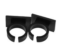 Abaodam 2pcs Microphone Clip with Adhesive Backing Lightweight Mic Flag Holder for News Interviews Portable and Sturdy Design for Radio Tv and Event Use