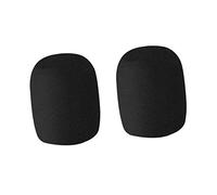 Abaodam 2pcs Microphone Covers Thickened Windscreen for Handheld Microphones Washable and Reusable Mic Protectors Reduces Noise and Protects from Saliva for Recording and Live Streaming