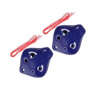 Abaodam 2pcs Mini Ceramic Ocarina C Key Wind Instruments with Lanyard for Easy Carrying Unique Musical Instrument for Performances and Jam Sessions