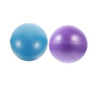Abaodam 2pcs Mini Pilates Ball for Core Strength and Balance Training PVC Indoor Exercise Balls for Yoga Fitness Physical Therapy Dual-engagement Workout Purple and Blue