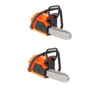 Abaodam 2pcs Miniature Chainsaw Model for Dollhouse Mini Garden Ornament Portable Mini Gardening Tool Decoration Realistic Design for Home Display