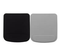 Abaodam 2pcs Mouse Pad with Wrist Support for Desks, Eva Material with Slow Rebound and Non-Slip Bottom, Comfortable Mouse Wrist Rest for Computer Desks