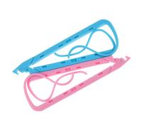 Abaodam 2pcs Multifunctional Reading Bookshelf Foldable Textbook Holder with Stable Bottom Design Lightweight Plastic Desktop Book Rack for Reading and Offices