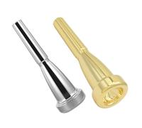 Abaodam 2pcs Musical Instrument Trumpet Mouthpiece Professional Replacement Part for Tone Compact Design Easy Portability for Wind Musical Instrument