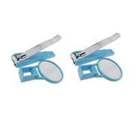 Abaodam 2pcs Nail Clippers Magnifying Glass Nail Care Tools for Fingernail Trimming at Home Salon