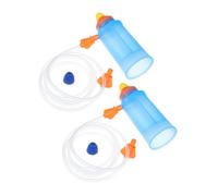 Abaodam 2pcs Nasal Irrigation System for Adults and Gentle Nasal Cavity Cleaning Tool Portable Sinus Cleaner Easy Disassembly for Home Use