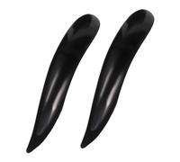 Abaodam 2pcs Natural Ox Horn Guasha Tool Facial Body Massage Stick Trigger Point Massager for Neck Back Foot Deep Tissue Acupuncture Pen for Improved Circulation Tension Relief Compact