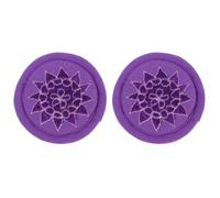 Abaodam 2pcs Nepal Bowl Mat Hand-made Embroidery Singing Bowl Cushion for Buddha Sound Use as Craft Mat in Meditation Scenario