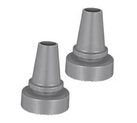 Abaodam 2pcs Non-Slip Rubber Cane Replacement Tips Foot Pads for Walking Sticks Crutches and Canes Fit for Indoor Outdoor Use Gray
