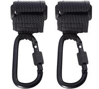 Abaodam 2pcs Non-Slip Stroller Hooks Bag Hanging Hook for Pushchairs and Buggies Convenient Storage for Nursery Bags and Shopping with Enhanced Durability