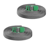 Abaodam 2pcs Outdoor Tie down Straps with Stainless Steel Hooks, Quick Release Luggage Straps for Camping and Travel, Adjustable Bundling Belts for Securing Gear and Bags Random Color