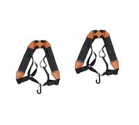 Abaodam 2pcs Padded Saxophone Strap Soft Neck for Alto and Tenor Saxophones Black Relieves Neck Pressure Design
