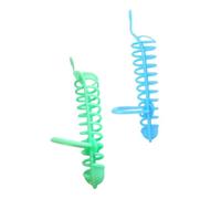 Abaodam 2PCS Parrot Foraging Basket with Stand Rack Pet Bird Feeding for Indoor Outdoor Use Durable Fruit Fork for Millet Vegetables for Parrots Bird Lovers