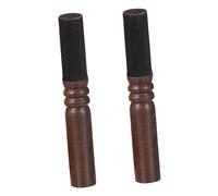 Abaodam 2pcs Peach Wood Grinding Rod Singing Bowl Mallets for Buddha Sound Bowl Striker Wood Mallets As