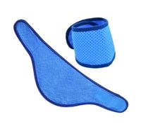 Abaodam 2pcs Pet Cooling Scarf Cooling Bandanas for Dogs Neck Tie Lightweight Breathable for Summer Activities