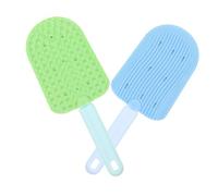 Abaodam 2pcs Pet Grooming Comb Double Sided Brush for Dogs Cats Gentle Detangling and Massaging for Removing Loose Fur and Knots