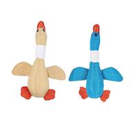Abaodam 2Pcs Pet Molar for Dogs Bite Resistant Cartoon Design Teeth Grinding Training Plaything Safe Chew for Activities