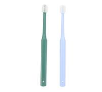 Abaodam 2Pcs Pet Oral Clean Toothbrush Deep Cleaning Brush for Dogs and Cats with Ergonomic Handle Small Brush Head for Teeth Care and Healthy Mouth Maintenance