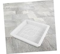 Abaodam 2pcs Plastic Concrete Molds for Garden Pathway DIY Cement Rock Moulds Stepping Patio Paver Casting Moulds for Walkway and Outdoor Paving