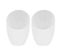 Abaodam 2Pcs Plastic Lamp Shade with Horseshoe Design Inclined Head Lamp Shade Eye Protection and Easy Installation for Home and Hotel Lighting