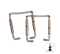 Abaodam 2pcs Plated Violin Chin Rest Clamp Screw Replacement Chinrest Screws for Violin Chin Rest for Chinrest Installation