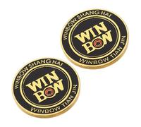 Abaodam 2pcs Poker Card Protectors for Poker Game Alloy Material Lightweight Decorative Card Guards with Portable Design, Table Game Accessories for Men