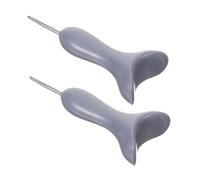 Abaodam 2pcs Portable Braille Writing Pens for Blind Lightweight Braille Writer Tool with Accurate Dot Placement Comfortable Grip for Learning and Communication in Schools and Training