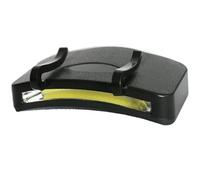 Abaodam 2pcs Portable Cob Clip on Headlamp with Long Life Plastic Body, Mini Baseball Cap Light for Outdoor Hiking and Camping Hands-Free Use, Black